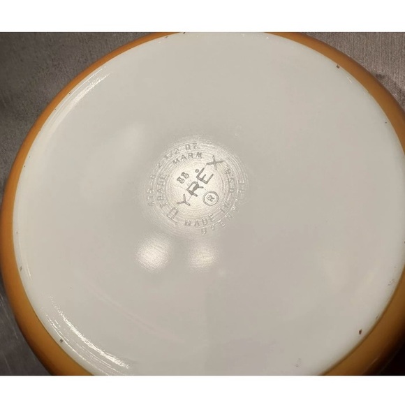 Vintage Pyrex Glass Casserole Brown Old Orchard 473 2.5 W/Lid 11” Ovenware - Picture 8 of 8